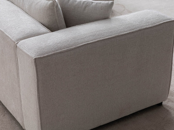Élégance Chenille Modulable  4+1 Pouf