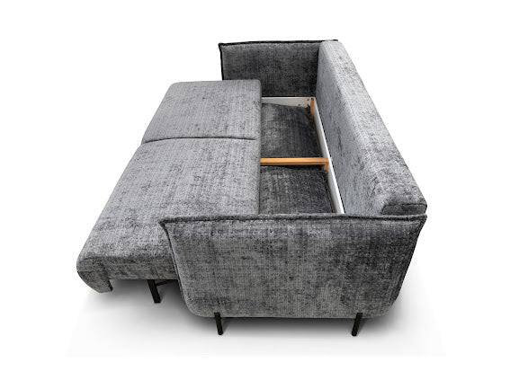 Amalfi Convertible Sofa – Marbella Anthracite Grey