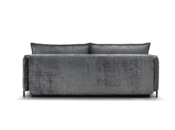 Amalfi Convertible Sofa – Marbella Anthracite Grey
