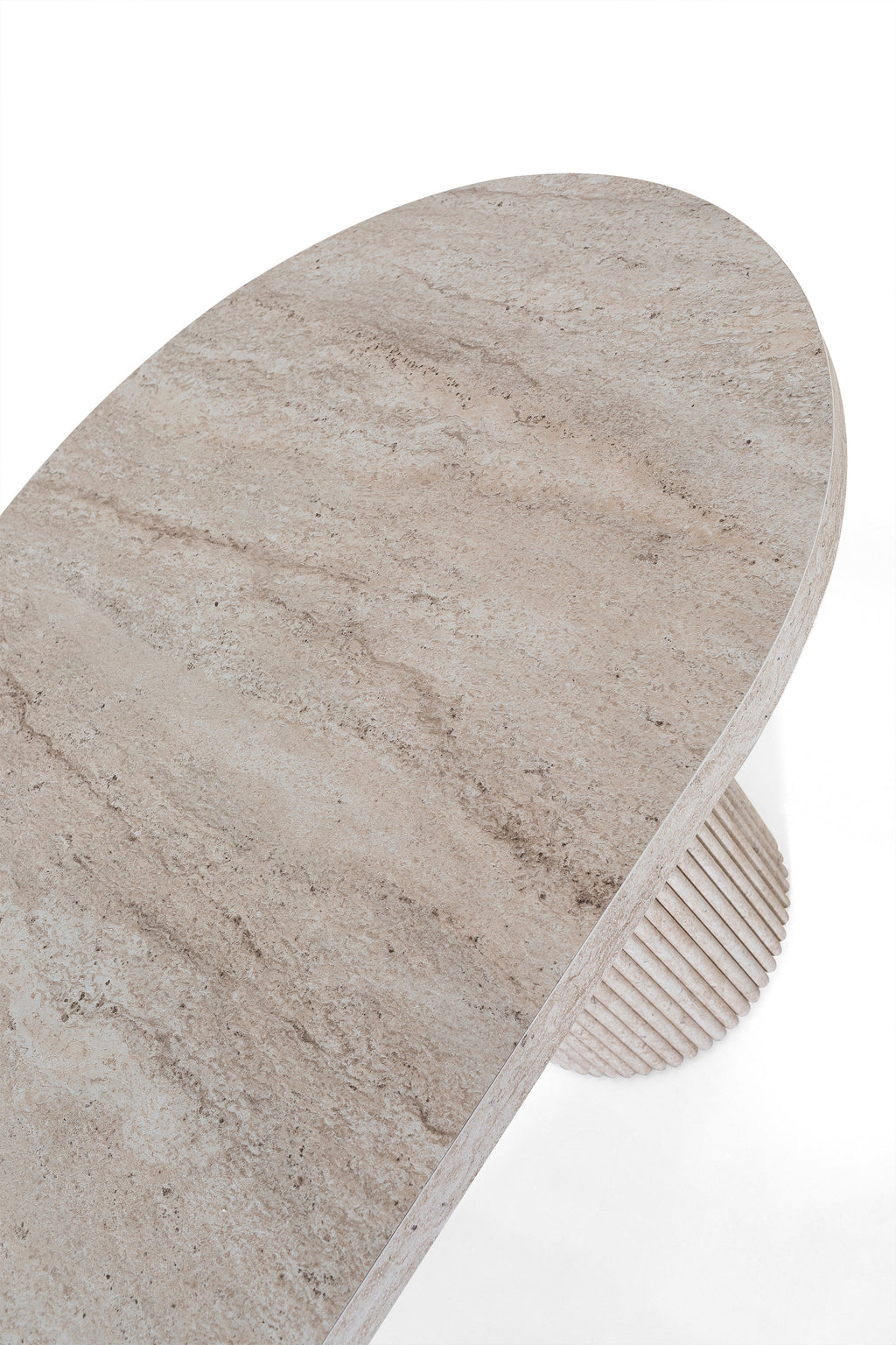 Venice Dining Table – Travertine Effect Finish