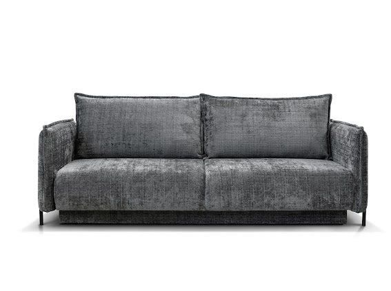 Amalfi Convertible Sofa – Marbella Anthracite Grey