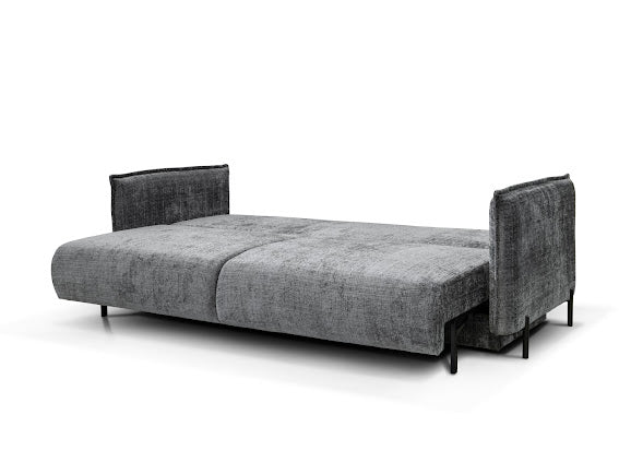 Amalfi Convertible Sofa – Marbella Anthracite Grey