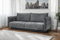 Amalfi Convertible Sofa – Marbella Anthracite Grey