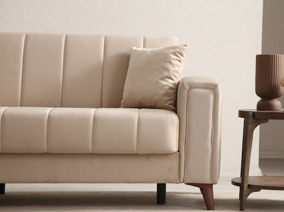 Nova Convertible Velours Beige