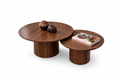 Perla Duo Table - Walnut Effect