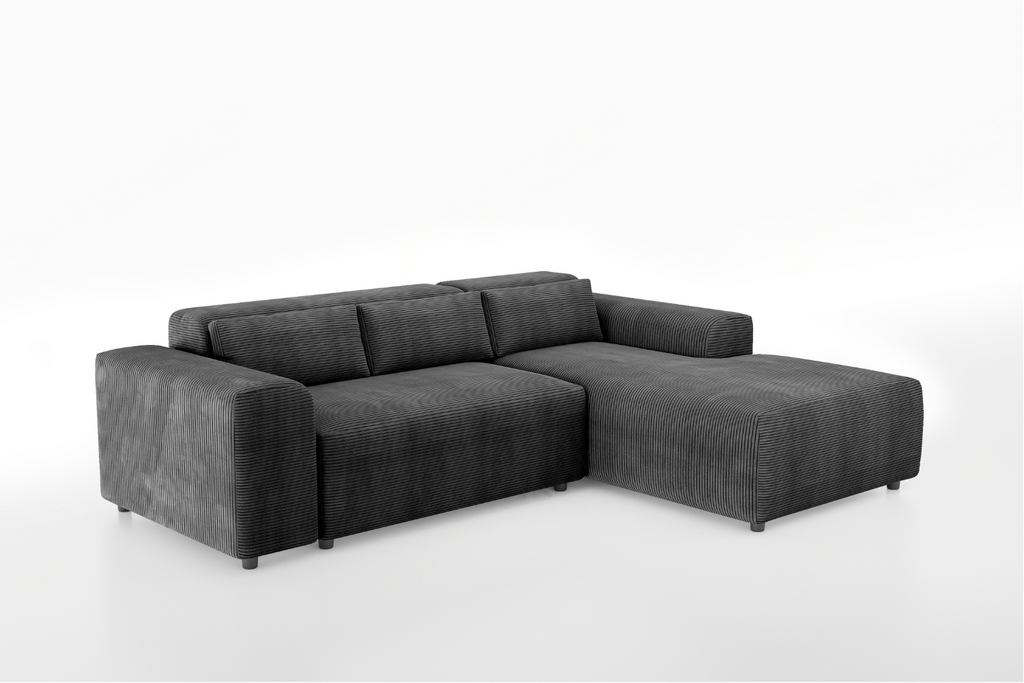 Moris - Anthracite Grey Corduroy Velvet