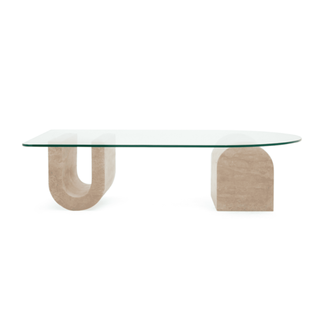 Dara Travertine Coffee Table