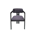 Hera Black Velvet Chair