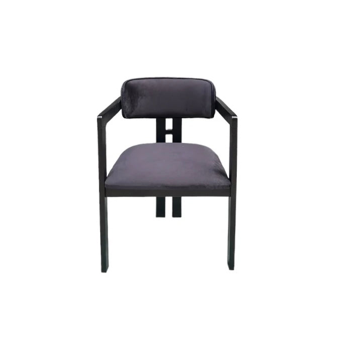 Hera Black Velvet Chair
