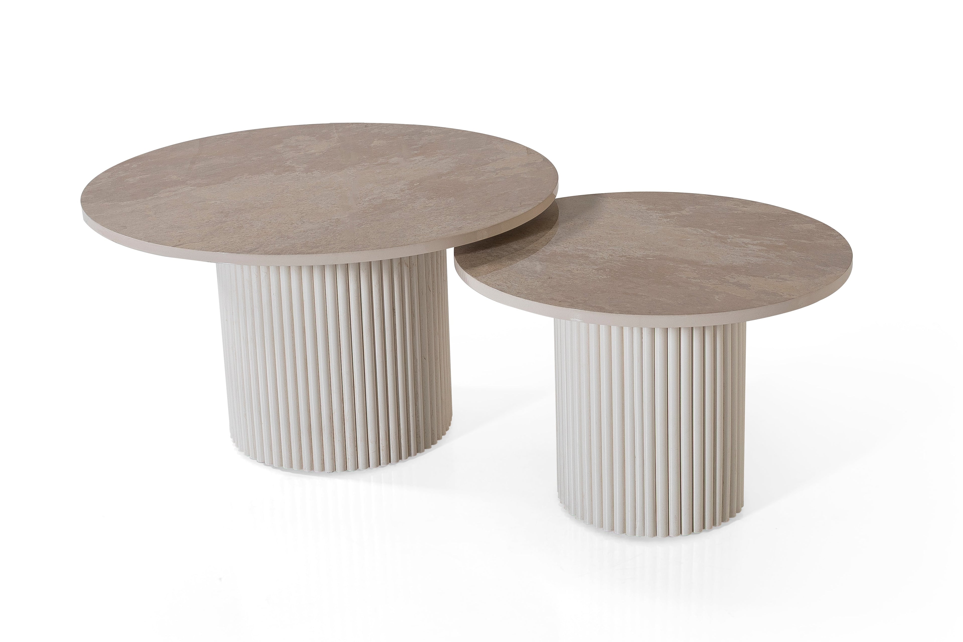 Perla Duo Table - Beige