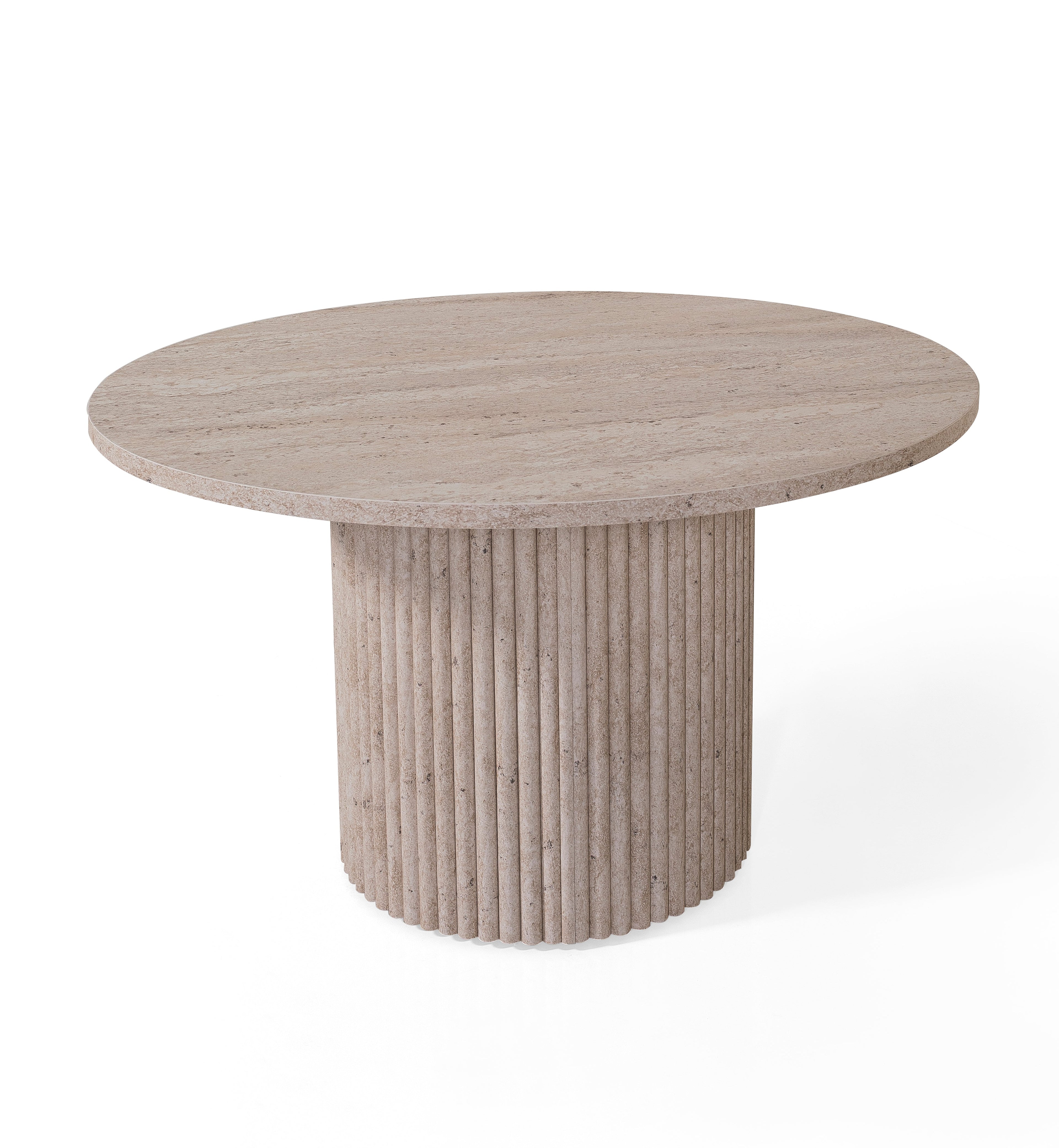 Perla Nesting Coffee Tables – Travertine Effect
