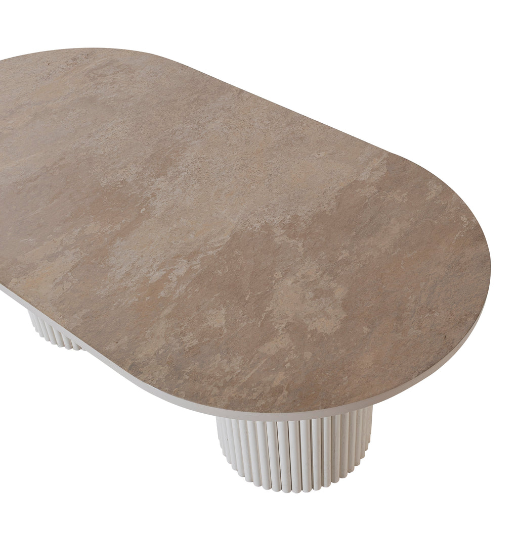 Roma Coffee Table – Glossy Beige