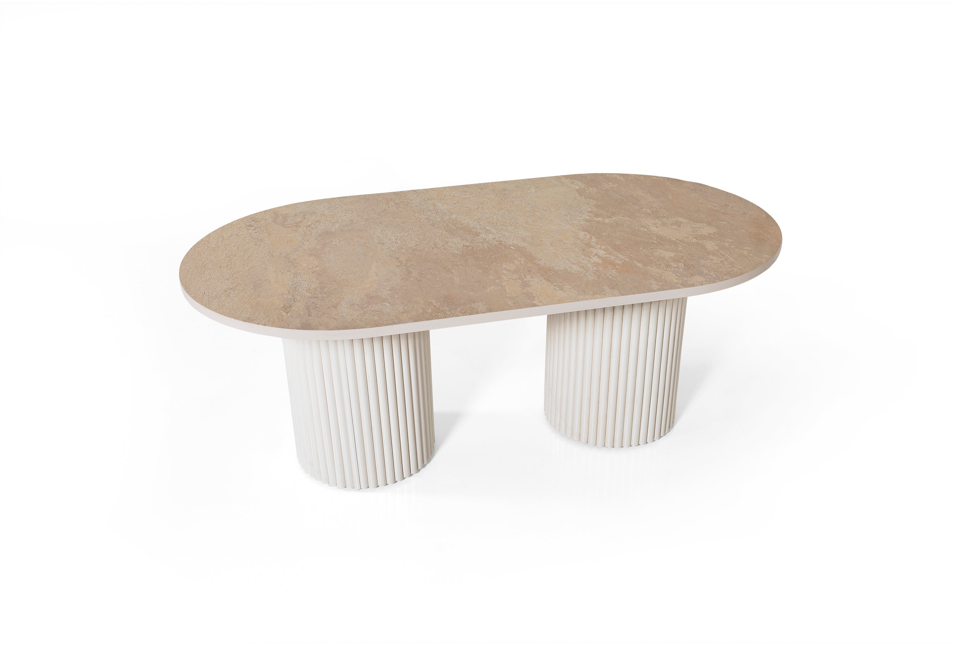 Roma Coffee Table – Glossy Beige