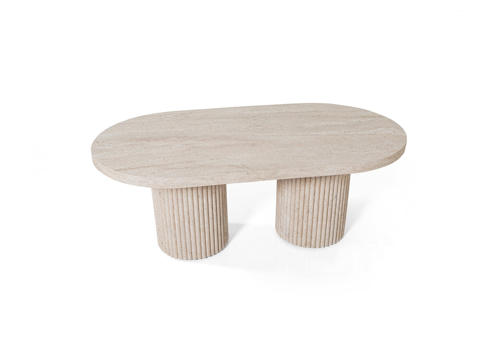 Roma Coffee Table – Travertine Effect