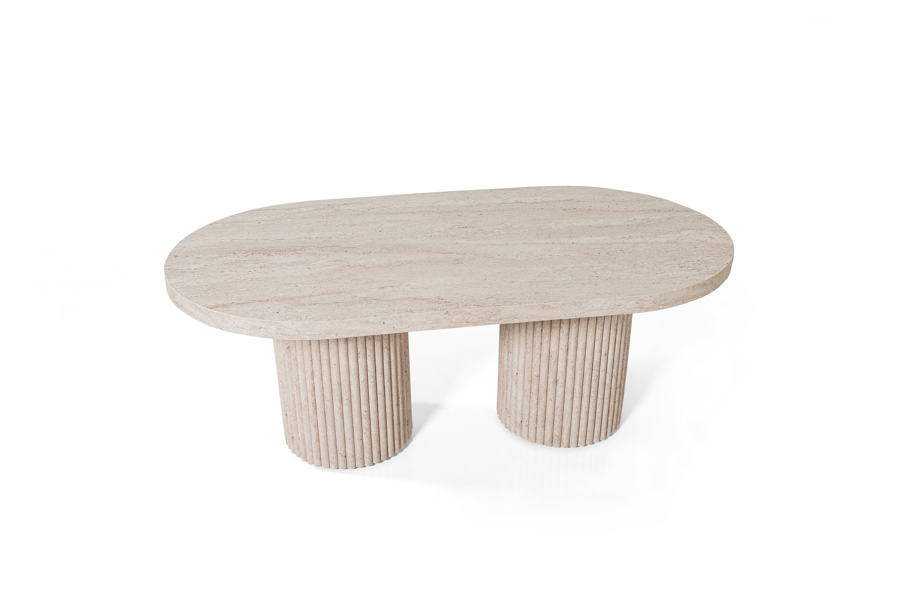 Roma Coffee Table – Travertine Effect