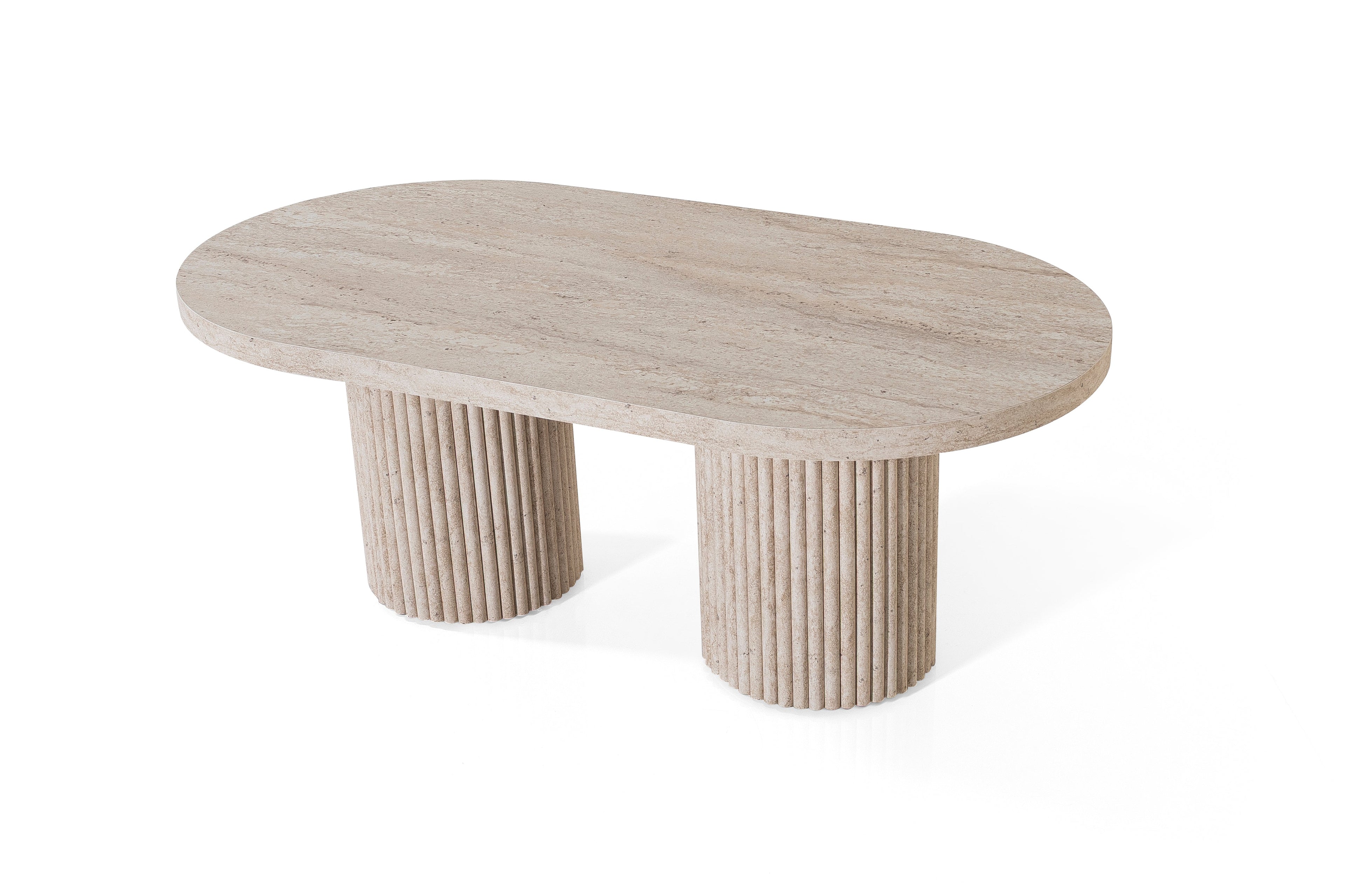 Roma Coffee Table – Travertine Effect