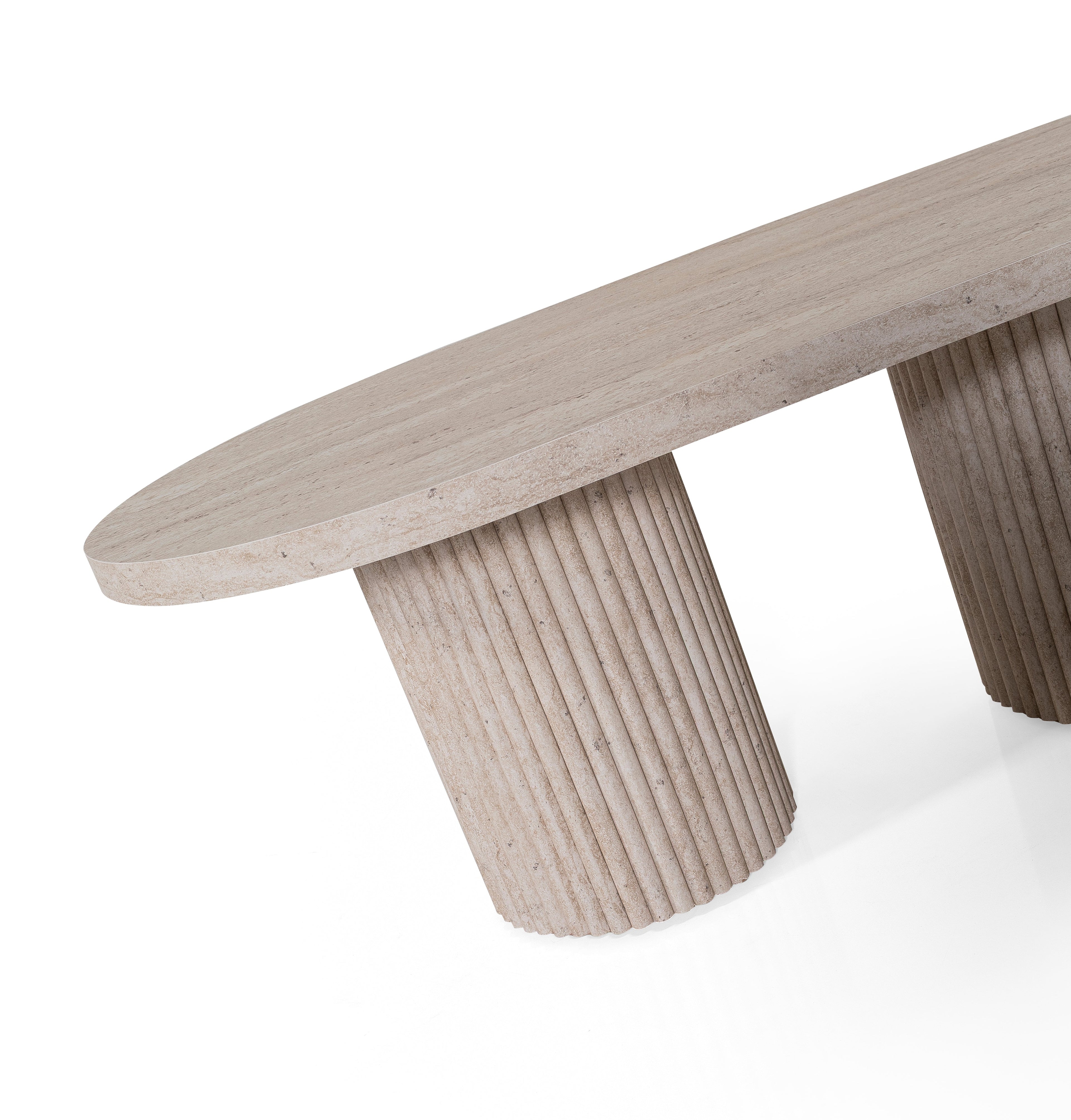 Roma Coffee Table – Travertine Effect