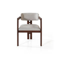 Hera Cream Velvet Wood Chair