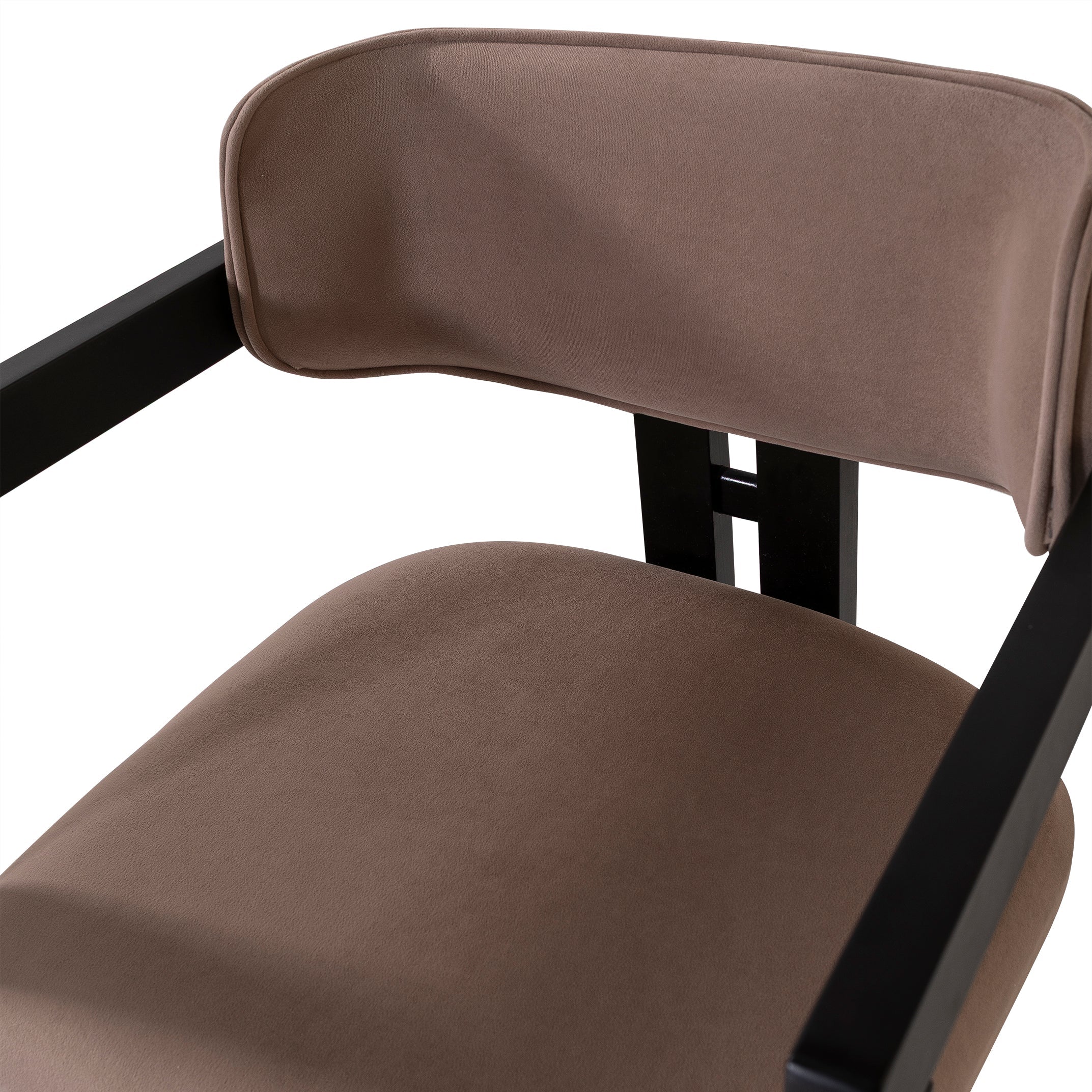 Hera Taupe Velvet Chair