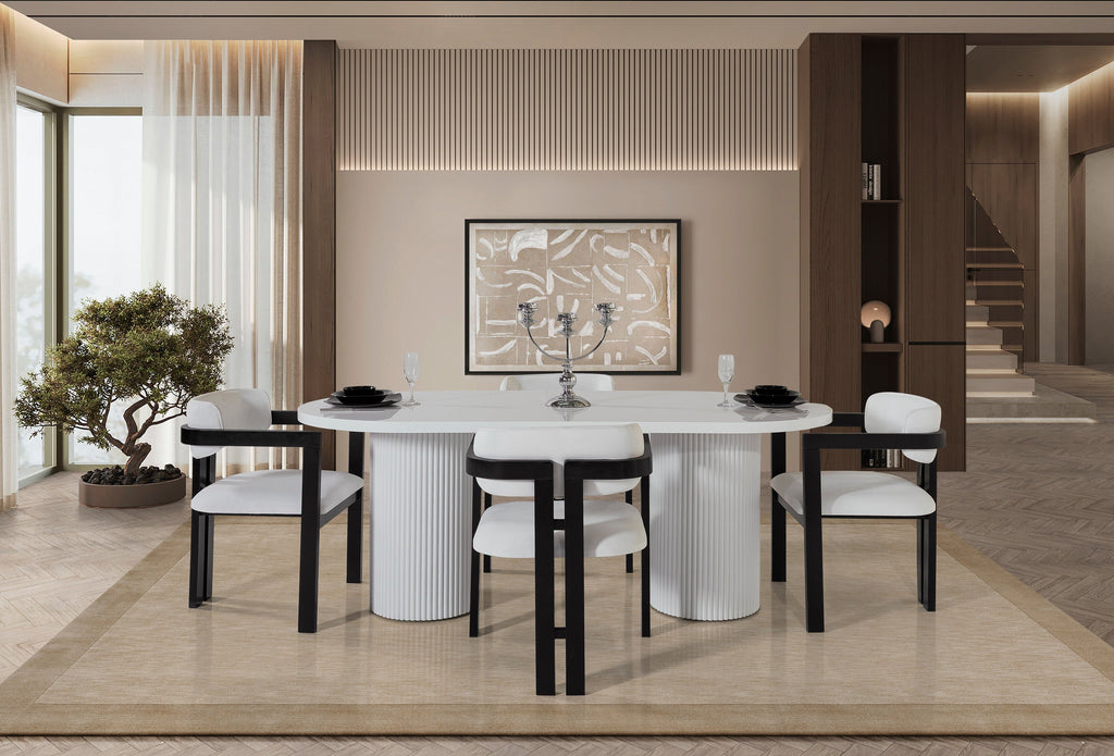 Venice Dining Table – Glossy White